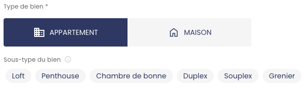 sous type grenier appartement