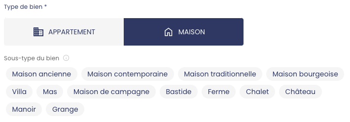 sous type grange maison